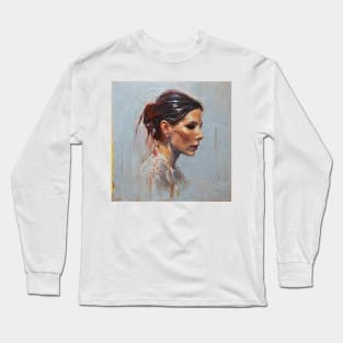 digital look at Sandra Long Sleeve T-Shirt